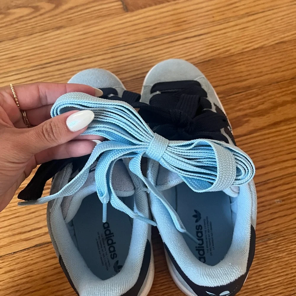 Adidas Campuses 00 in light blue and navy - Picture 7 of 10